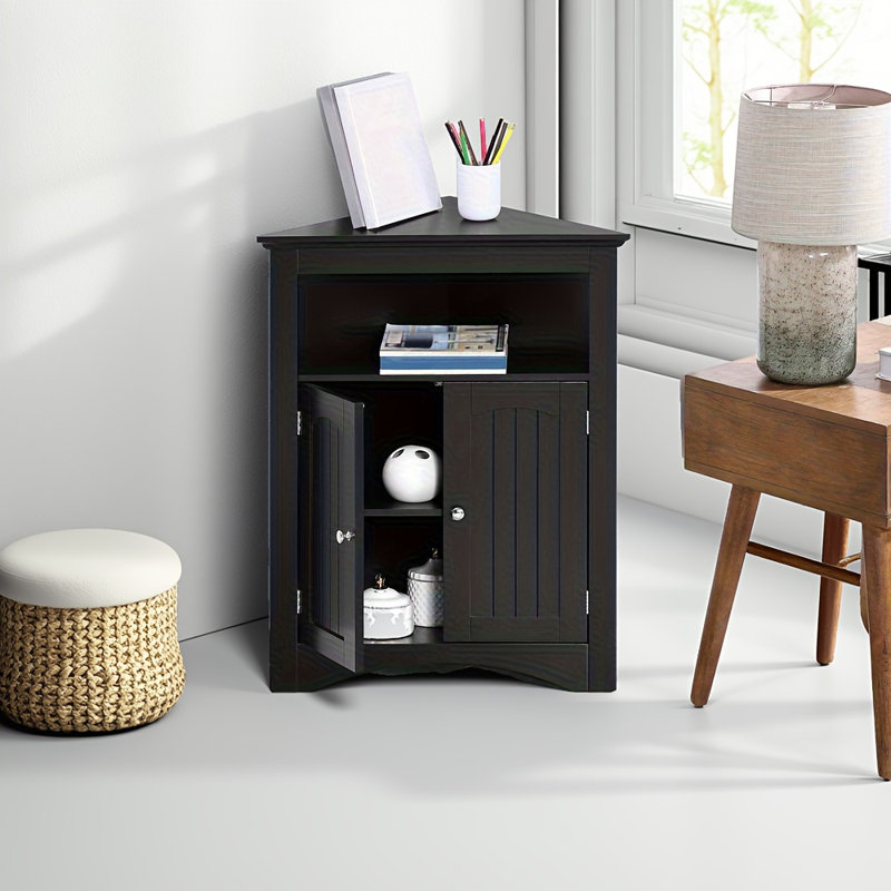 Diron Bathroom Cabinet, Black