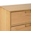 Commode double en bois massif à six tiroirs Yarber-2102164862