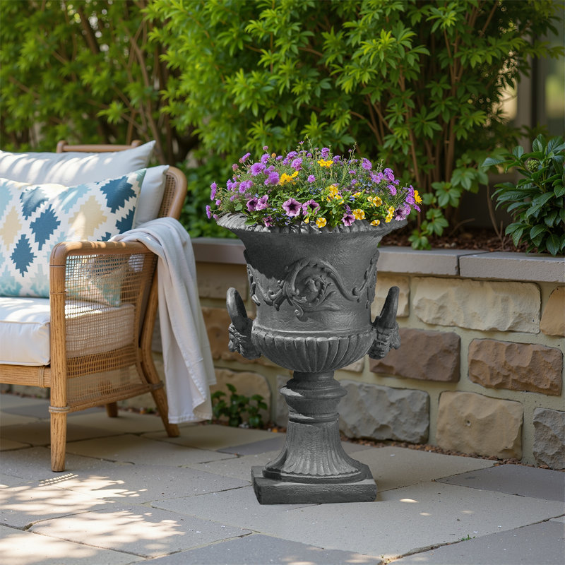 Pot à fleurs Giordano MGO, Gris, 2