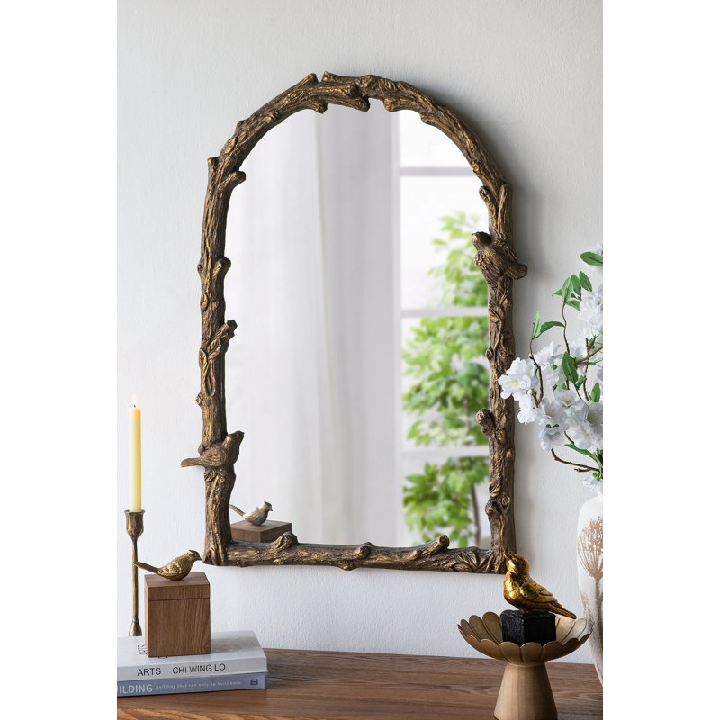 Miroir décoratif, miroir mural arqué pour chambre à coucher, salon