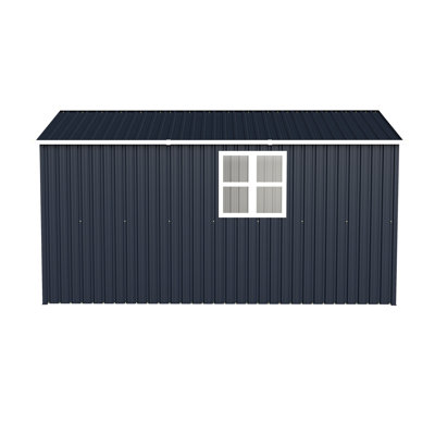 Secure Storage Sheds, 8x12 Ft Metal Steel Modern Backyard Garden Use