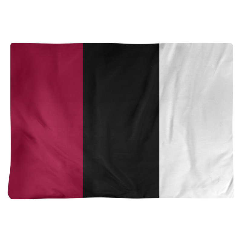 Récapitulatif 18" basket Miami, Rouge / Noir / Blanc, Sergé de coton