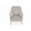 Fauteuil d'appoint en velours de style moderne-133668450