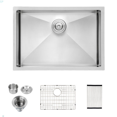 30 Inch Undermount Sink - 30"X18"X10" Undermount Stainless Steel Kitchen Sink 16 Gauge 10 Inch Deep Single Bowl Kitchen Sink Basin