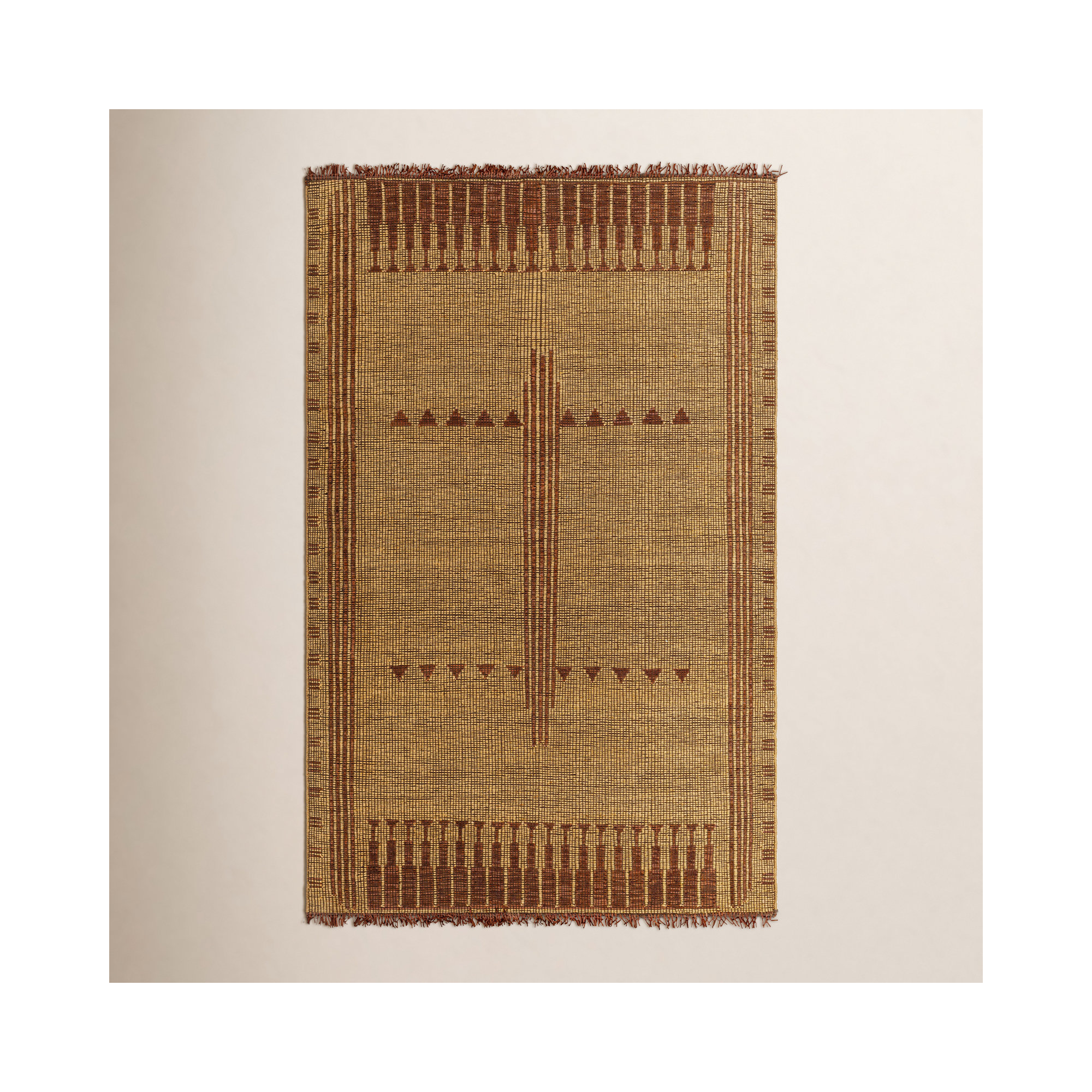 Alfi Handmade Rug, Rectangle 2' x 3'