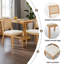 Ensemble de 2 chaises de salle à manger en rotin Farmhouse-610737023