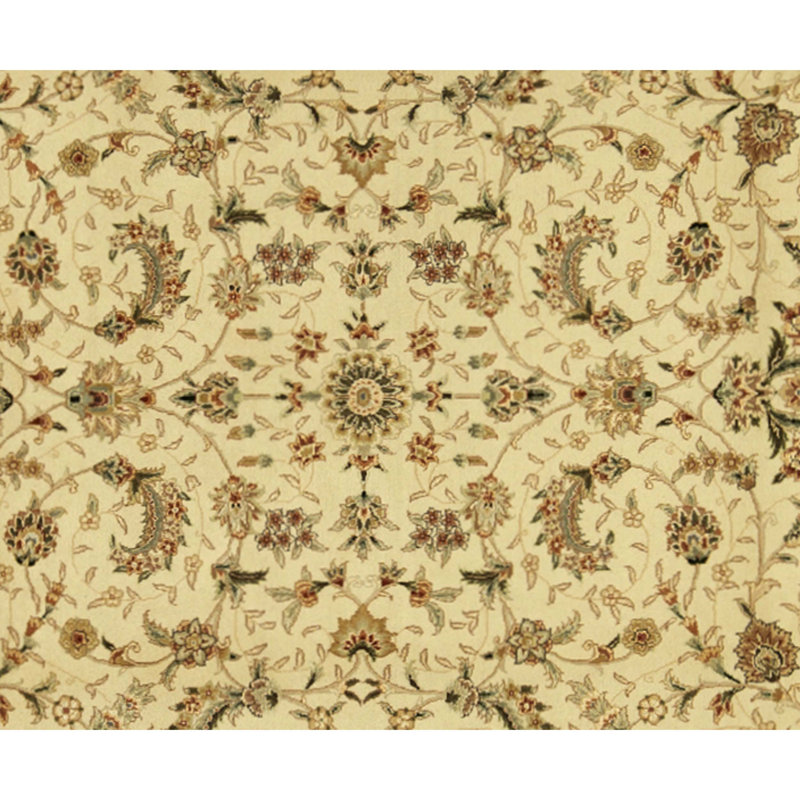 Handmade Silk and Wool Oriental Area Rug