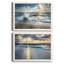 Caribbean Sundown - ensemble de 2 photos sur toile tendues-50698467-50698472
