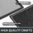 Home Decor Luxury Non-Slip Rubber Backing Safety Soft Runner Area Carpet Floor Area Rug Indoor Interior Accent Decorative Mat, Charcoal Grey Color Diamond Design, 20 x 72 Inch-562913862