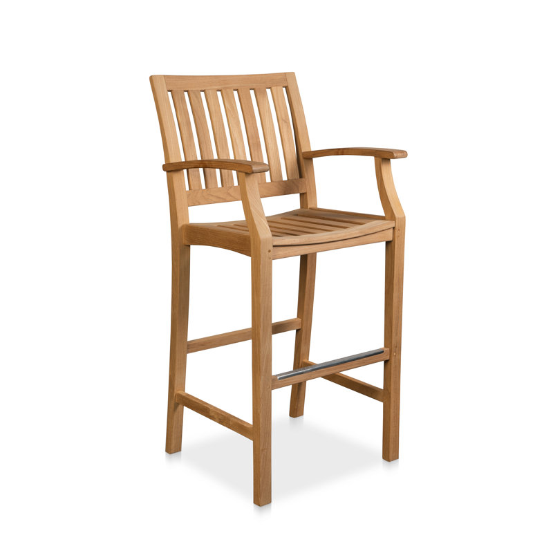 Newport Outdoor Teak Bar Stool