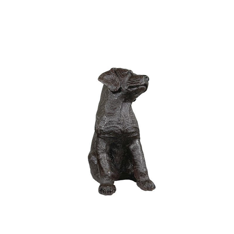 Dog Labrador Metal Garden Statue
