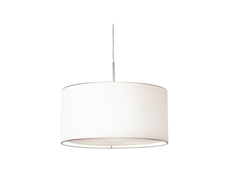 BE960C6C32FA4A718B0FC83618693830 20 In. 3-Light Shade Pendant, White Linen Shade