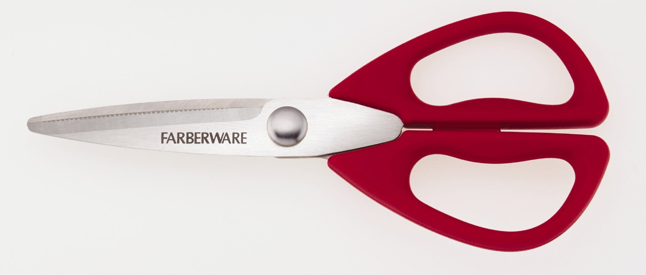 Farberware 4 in 1 Shears with Aqua and Gray Handle, Blue
