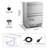 24" Outdoor Beverage Refrigerator with Drawer Design, Built-In or Freestanding Cooler with Wheels, Grid Organizer, and Interior Lighting for Patios and Backyards-116585559