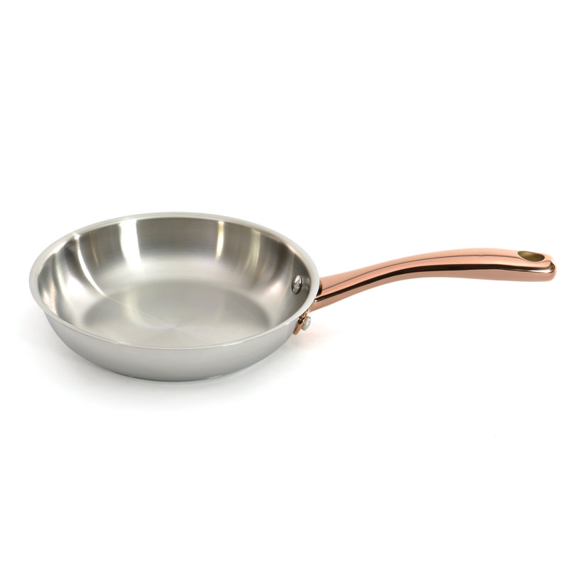 Ouro Gold 11-Piece Stainless Steel Cookware Set with Copper Handles