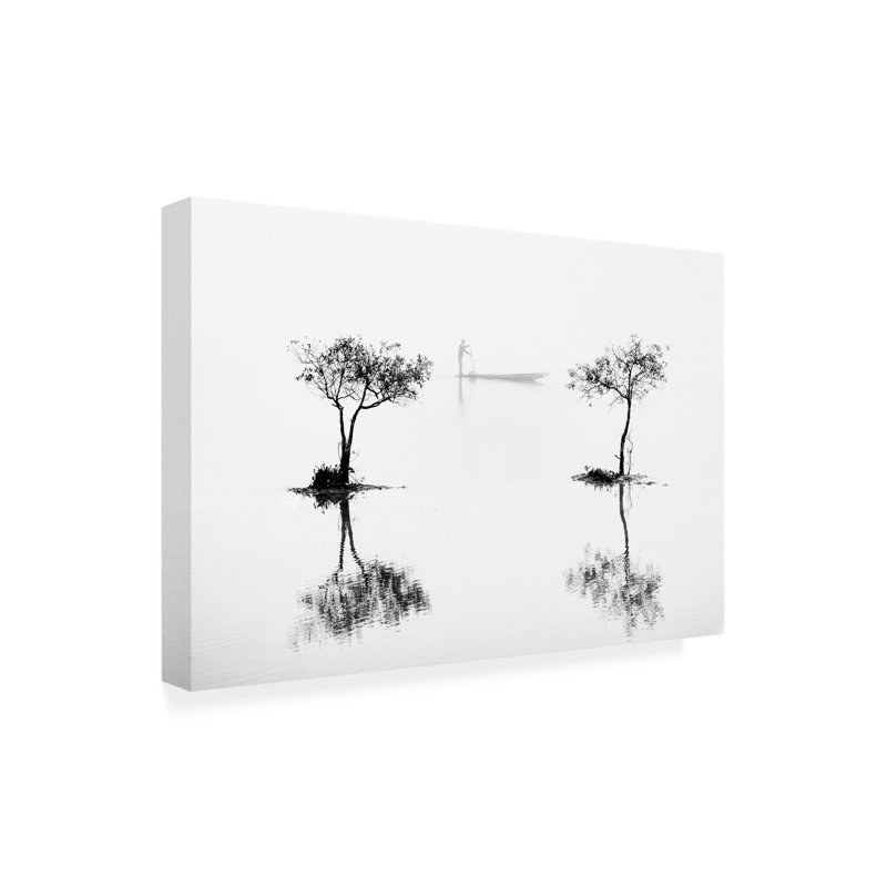 «Harry Verschelden Morning at The Lake», art sur toile, H 16 po x l 24 po