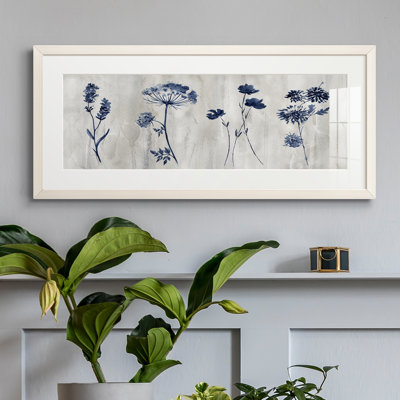 Peinture sur papier encadrée