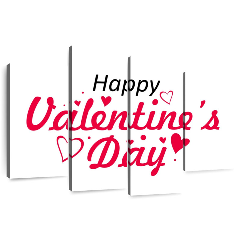 Tergel simple pour la Saint-Valentin, H 22 po x l 36 po