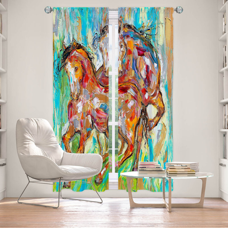 Ensemble de rideaux en polyester 2 pièces, L 20 po x L 61 po