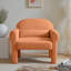 Fauteuil d'appoint moderne avec coussin lombaire pour le salon