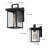 Black Wall Light