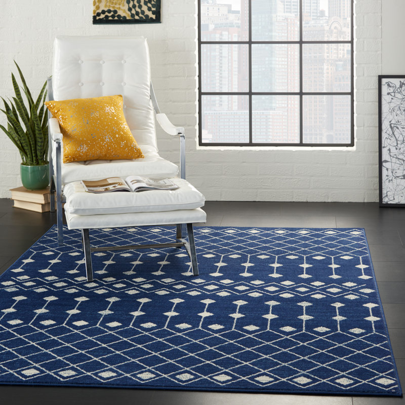Whanger Geometric Indoor Rug, Rectangle 6' x 9'