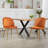 Modern Velvet Armless Side Dining Chairs-1480541480