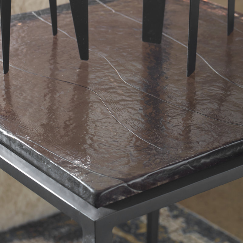 Wavelet Glass End Table
