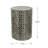 D14x20" Round Accent Capiz Stool
