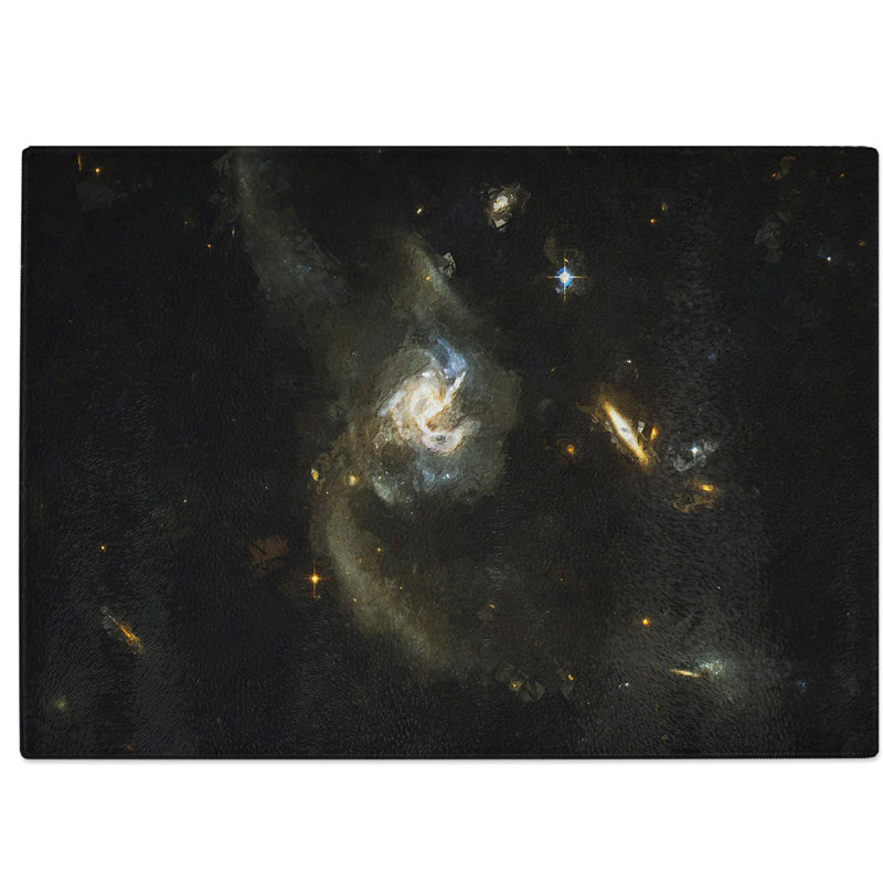 Tempered Glass out of Space Vol.33 Chopping Board, 39 cm W x 28.5 cm L