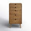 Commode 5 tiroirs en bois massif Etter