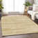 Premium Machine Washable Prisco Gold Rug