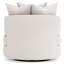 Fauteuil pivotant en tissu Colby - Sur mesure-186923245