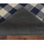 Tapis intérieur / extérieur touffeté bleu marine / ivoire Sajda-999177436