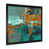 Impression noire sur toile encadrée sélectionné