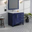 Ensemble de meuble-lavabo, robinet gauche et ensemble de robinets 34 po