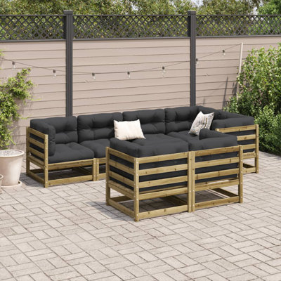 Kalossi 70cm Wide L-Shaped Patio Sofa