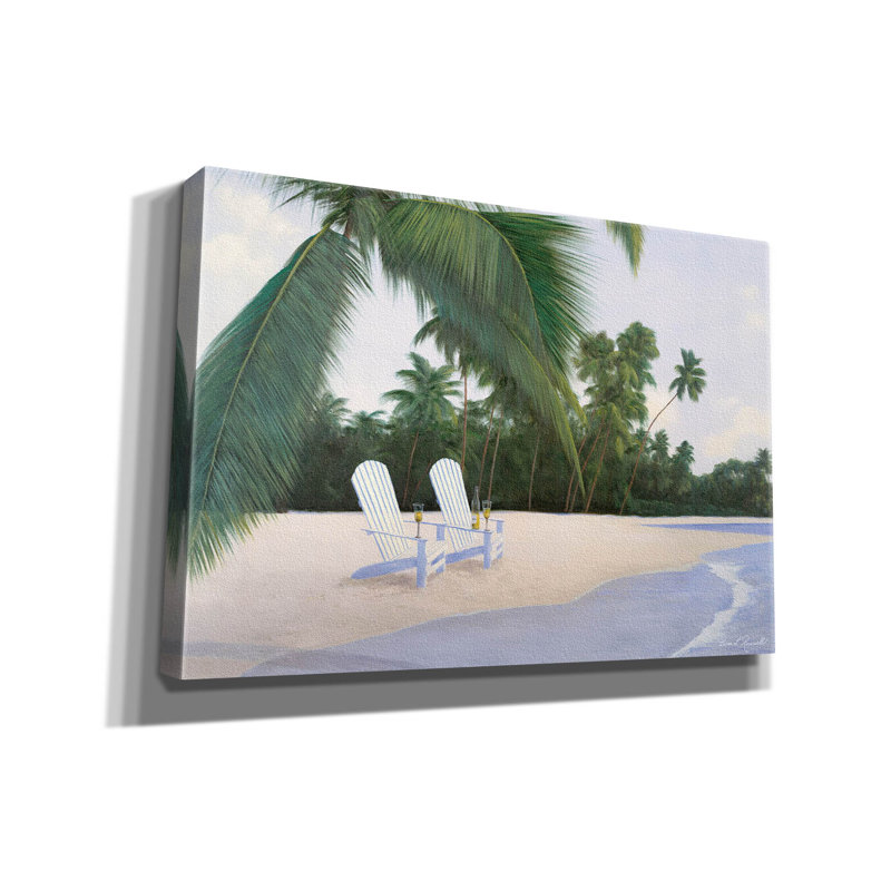 «Island Hideaway» par Diane Romanello, H 18 po x l 26 po x P 0,75 po