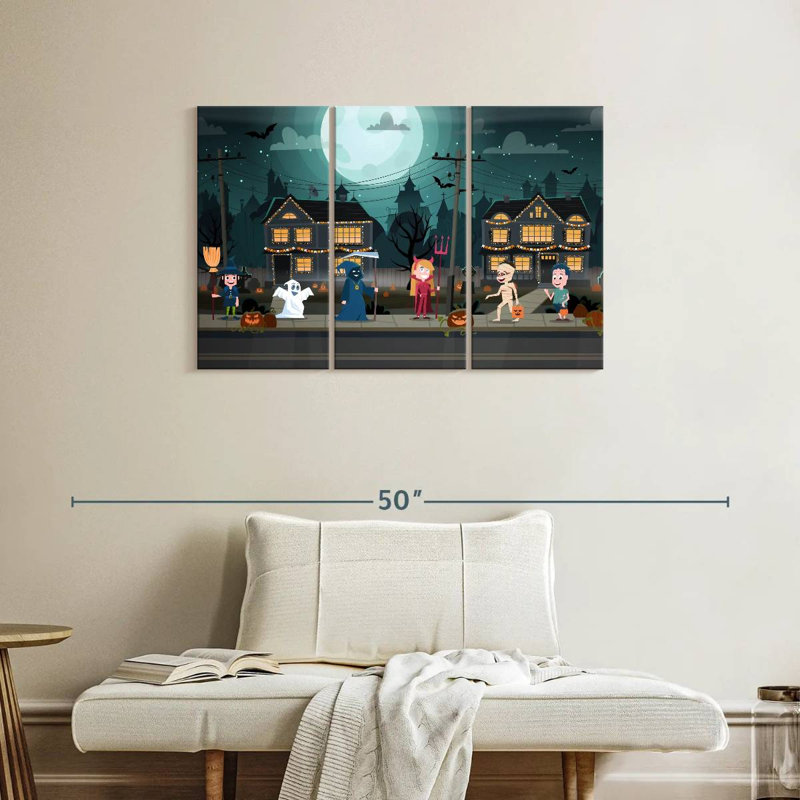 Lelend Kids For Halloween, 24" H x 38" W