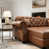 Brown+2seat+1ottoman est en rupture de stock