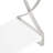 Arietta Tiered Shelf 18X7x28 White, Gold