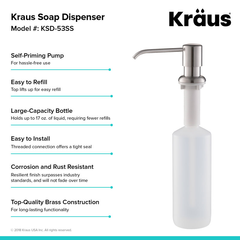 Boden Soap Dispenser, Stainless Steel
