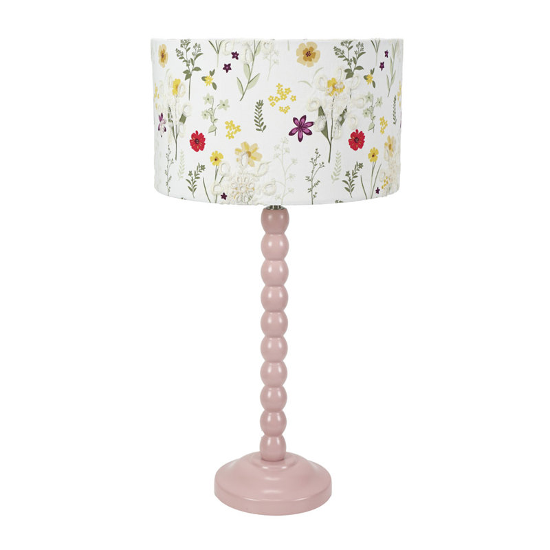 Morones Table Lamp, Pink, Yes