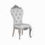 Ensemble de 2 chaises d'appoint capitonnées