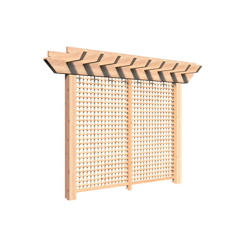 Solid Wood Pergola, 10 ft. W x 3 ft. D