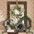 Faux Dogwood Plastic 20'' Wreath