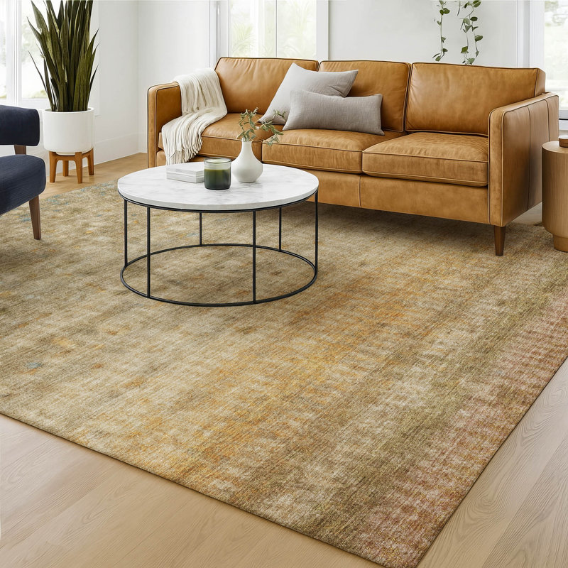 Premium Machine Washable Mayfield Stripes Rug, Beige, 9' x 12'