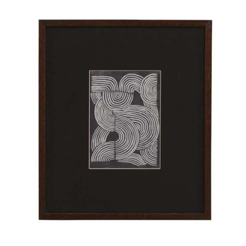 Neutral Strokes I, reproduction encadrée