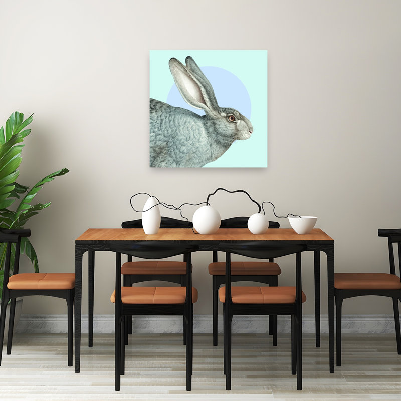Reproduction d'art mural gris, 32" H x 32" W