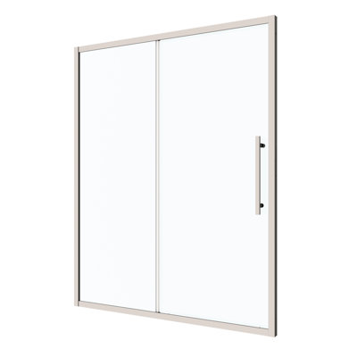 56"-60"W X 72"H Sliding Shower Door, 1/4" Tempered Glass, , Nano Easy Clean Expertise Door 72"H, Finish, Aptitude
